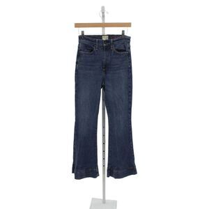 AO.LA Women Flared Mid Rise Blue Cotton Jeans Size 27